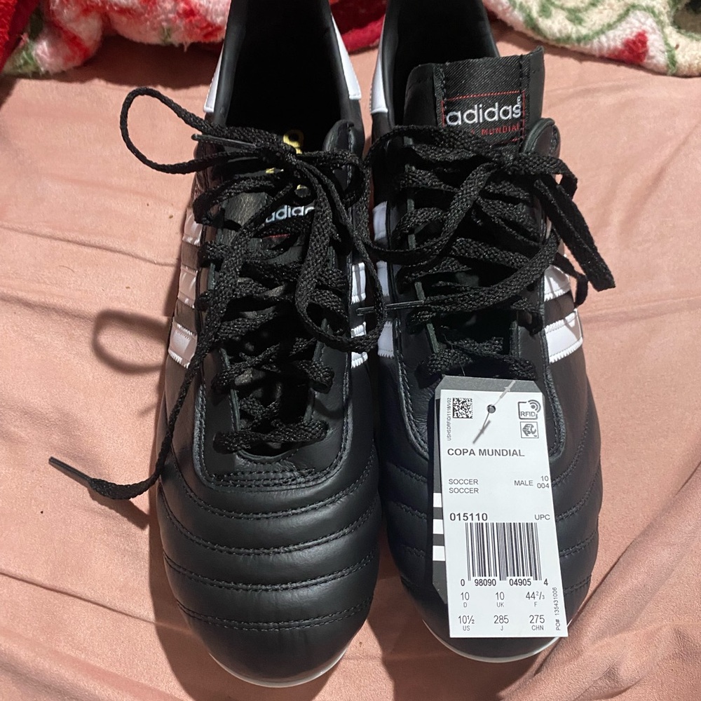 Copa Mundial Adidas Cleats Soccer Shoes Size 10.5 Classic Black Football Boots
